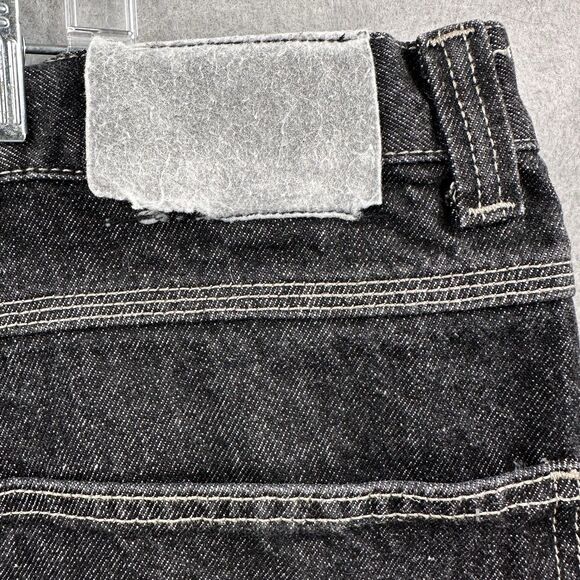 VTG Marithe Francois Girbaud Utility Shorts Mens 44 Black Denim Jorts Y2K - Picture 4 of 8